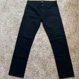 A Gold E Slim-Fit Ink Black Jean BLACK 34 - Made In LA